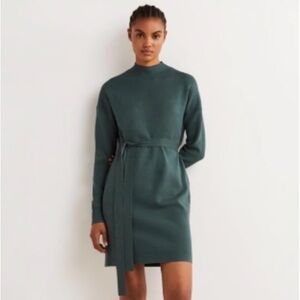 Boden Women's High Neck Knitted Shift Dress